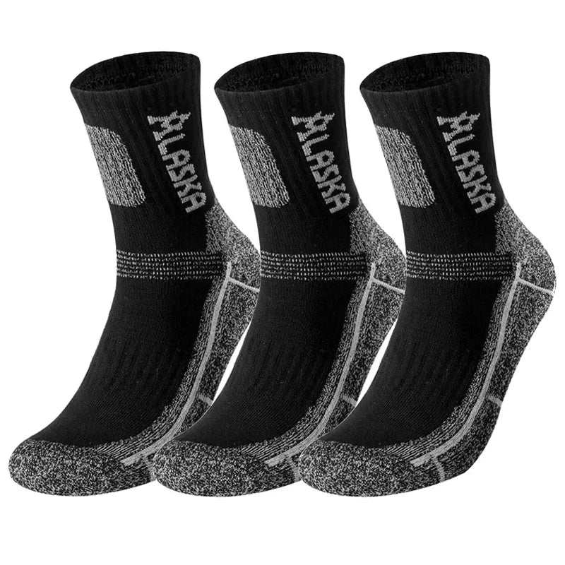 3 Pairs/Set Winter Professional Men's Sports Sock Outdoor Keep Warm Cycling