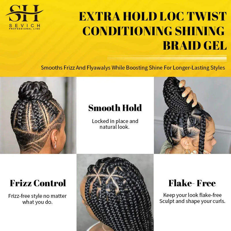 Traction Alopecia Styling Braiding Gel 100g Edges Control Hair Shaping Cream