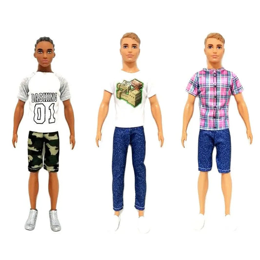 Ken the Boyfriend Handmade Outfit Set Clothes for Barbie  BJD Doll Accessories