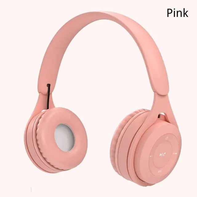 Macaron Kids Headphones Wireless Headphone Stereo Gaming Headset With Mic