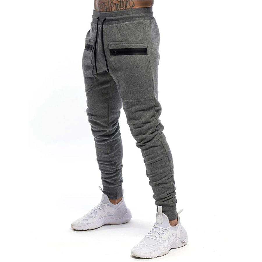 New Design Mens Pants Casual Stock Joggers Pants Knit Fabric Sweatpants High