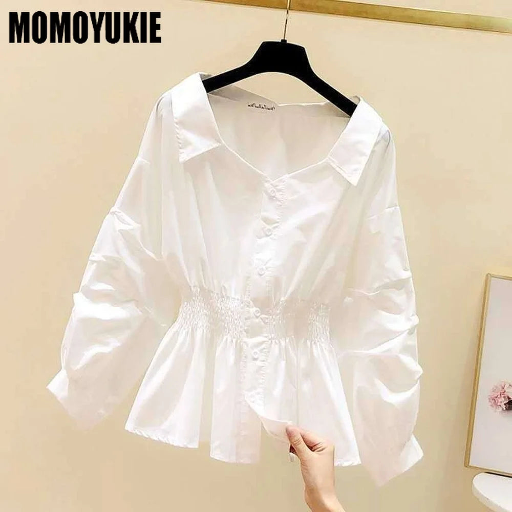 Elegant Women's Shirt Sexy Shirts & Blouses Blusas Casual Shirts