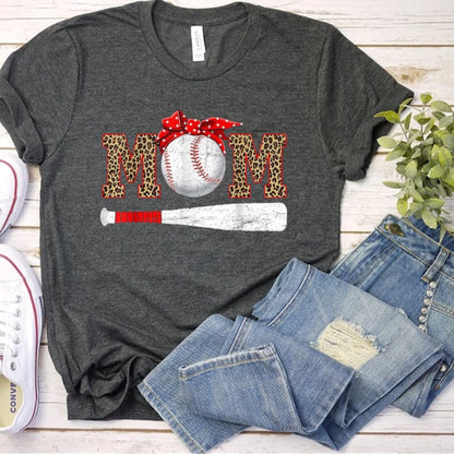 Baseball Mom Shirt - Baseball Shirt  Sports Apparel  Woman Tshirts  Graphic