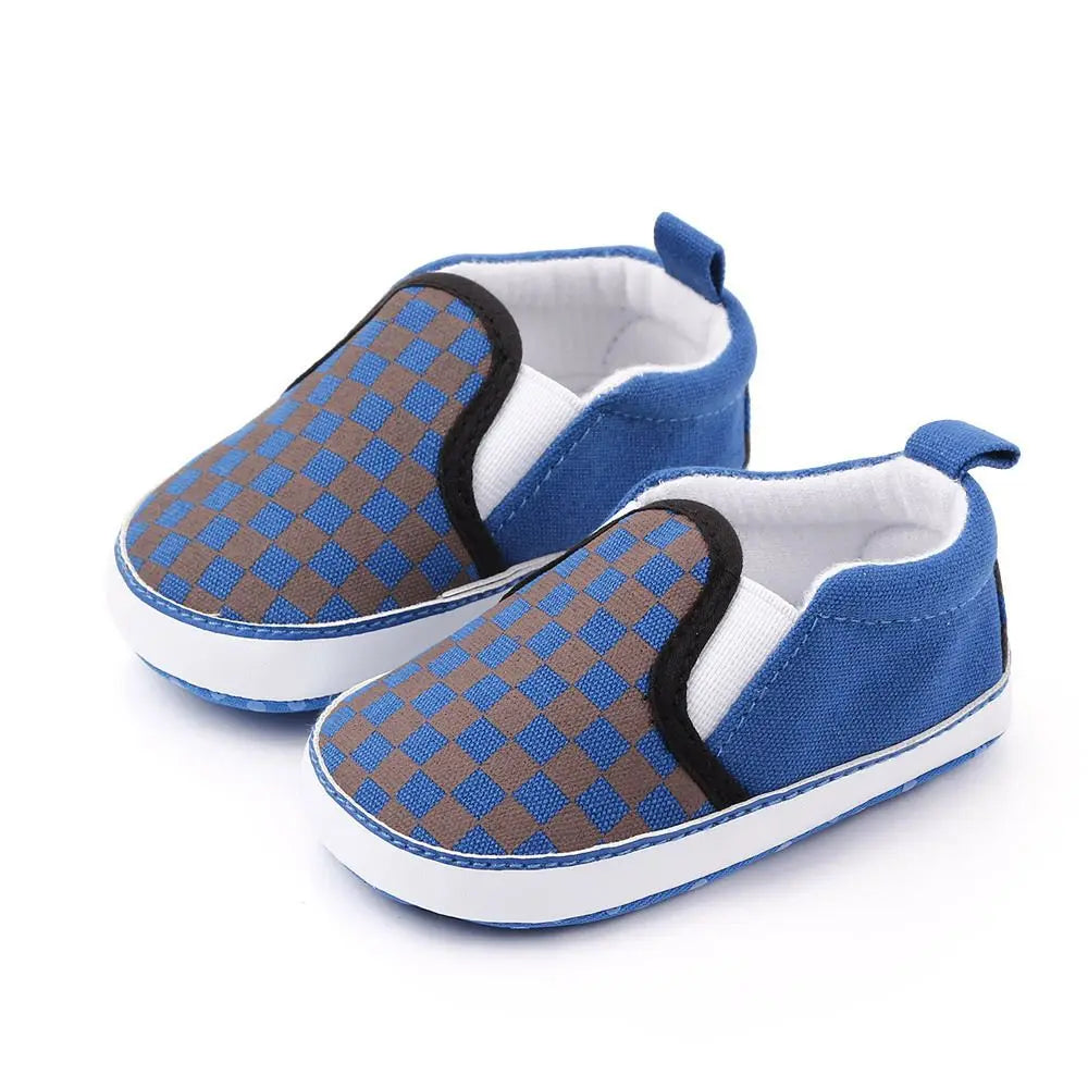 Newborn Baby Boys Shoes Pre-Walker Soft Sole Pram Shoes