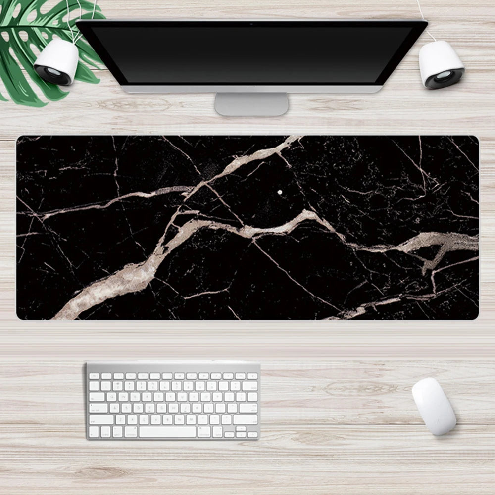 Soft Mouse Pad Large Marble Grain Desk Mat Office Computer Keyboard Laptop