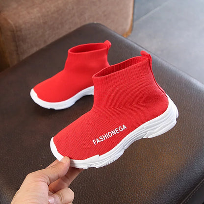 Boys Brand Kids Shoes Fashion Mesh Breathable Leisure Sports Running Shoes