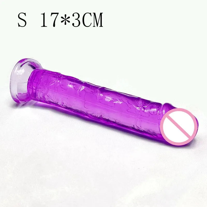 Realistic Dildo With Suction Cup Huge Jelly Dildos Sex Toys for Woman Men