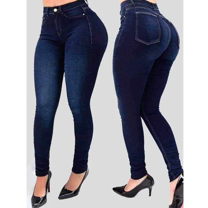 Sexy High Waist Push Up Denim Jeans Women Slim Fit Calca Jeans