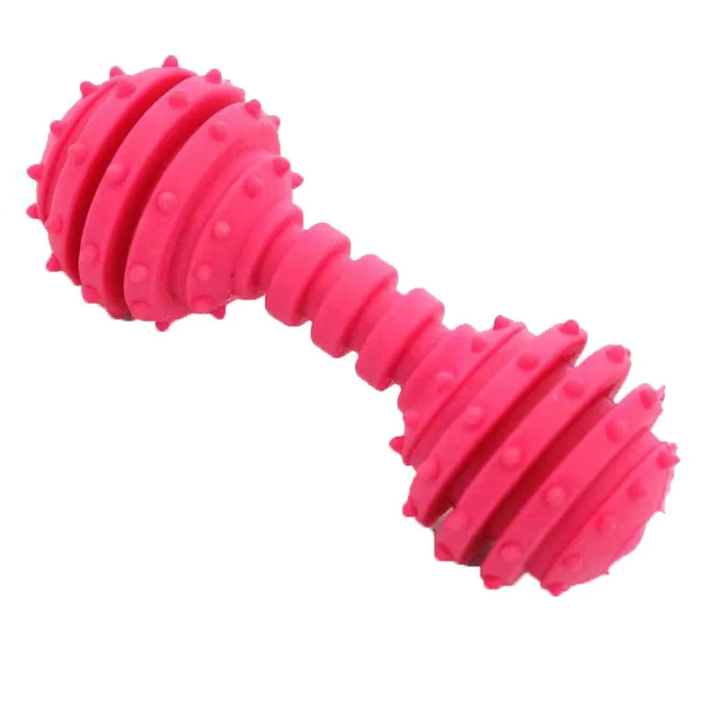 Rubber Dog Chew Toys Sturdy Pet Toy Heavyweight Durable Molar Teeth Sounding