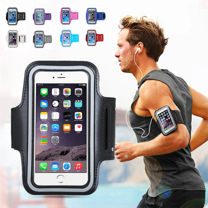 Men Running Phone Bags Waterproof Touch Screen for 4.5-6 Inch Smartphone