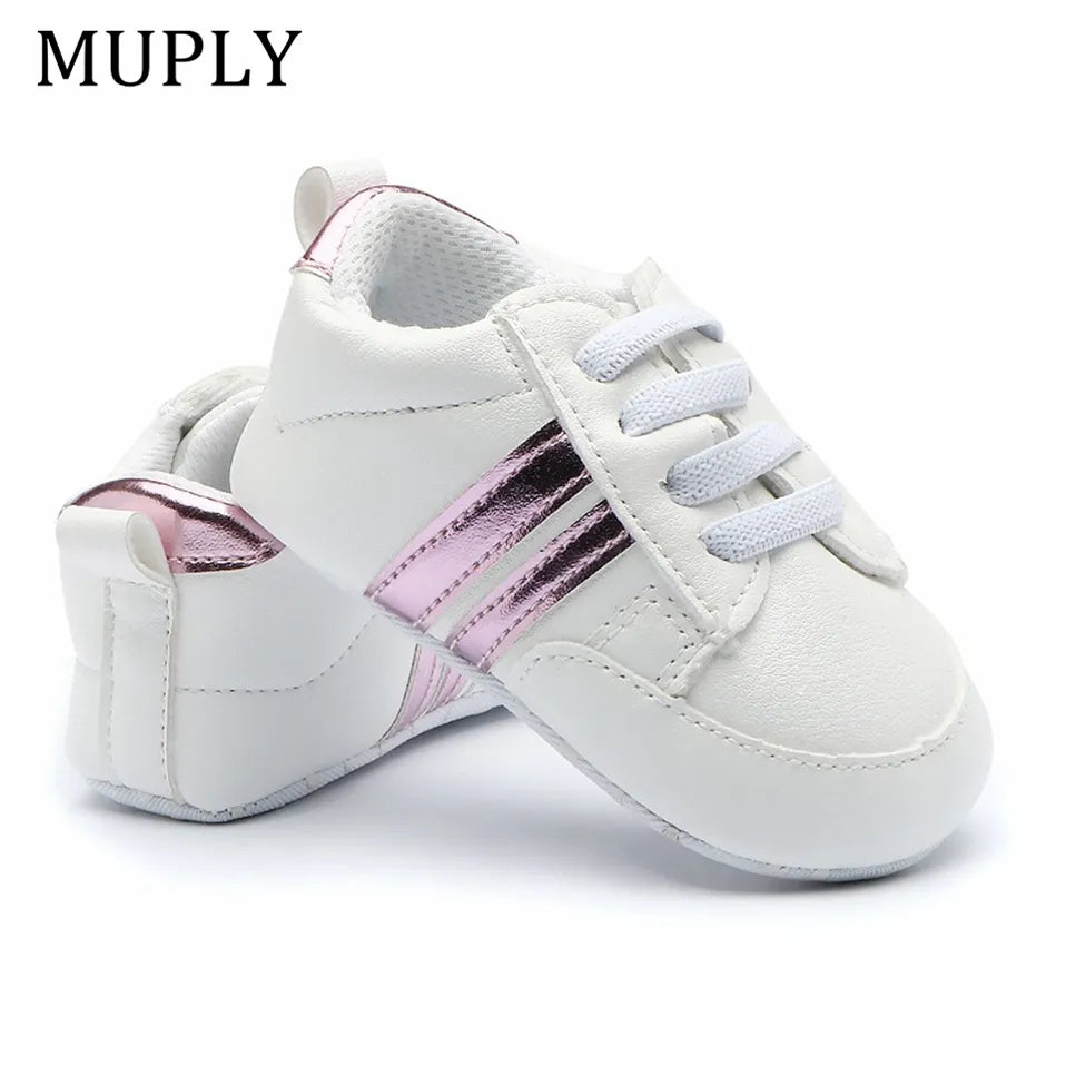 Baby Shoes Pu Leather Shoes Sports Sneakers Newborn Baby Boys