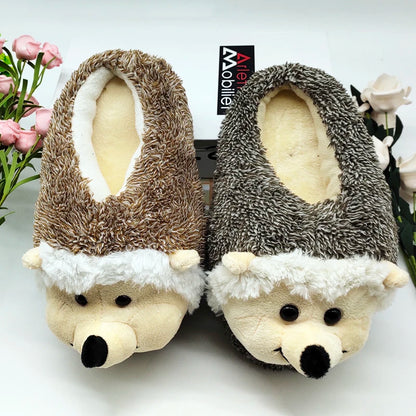 Indoor Slippers Special Dog Offer Custom a Warm Winter Hedgeh Lovers