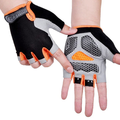 Anti-Shock Sports Gloves Weightlifting Fitness Training Non Slip Palm Protector