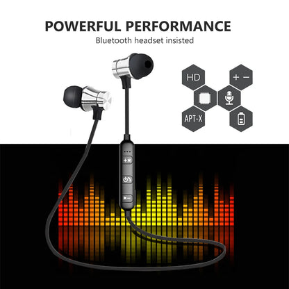 Wireless Bluetooth-Compatible Earphones Sport Magnetic Earpiece Fone De Ouvido