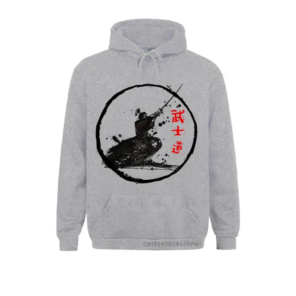 Samurai Fighting Sekiro Shadows Die Twice Sweatshirt Men Hoodie Round Collar