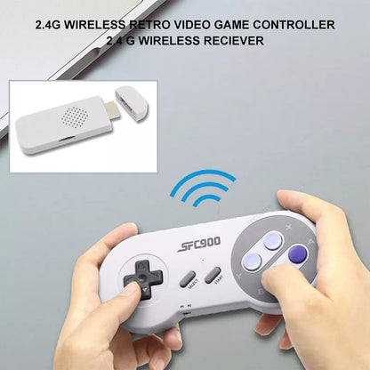 SF900 Video Game Console Hd TV Game Stick Wireless Controller Built in 6115