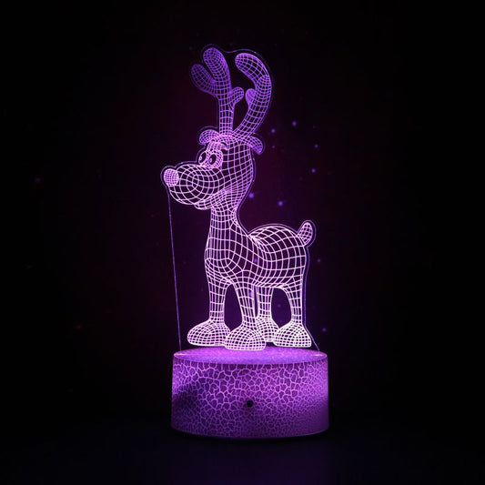 New Products 2023 Christmas Decorative Nightlight Christmas Gift Colorful