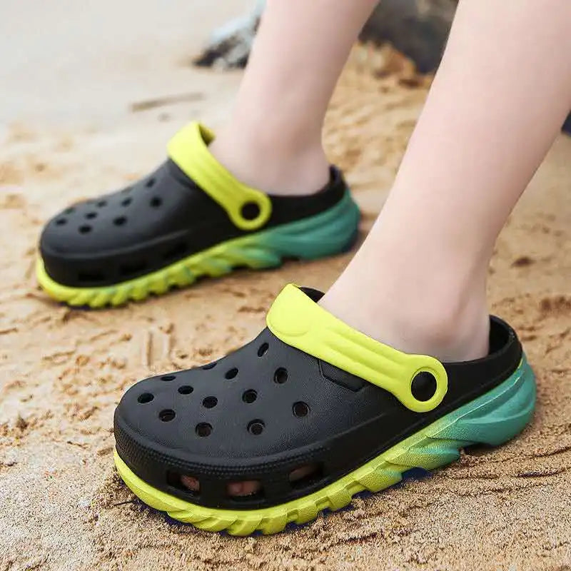 Boy Kids Girls Chidren Baby Summer Mules Beach Clogs Slippers Cave Shoes