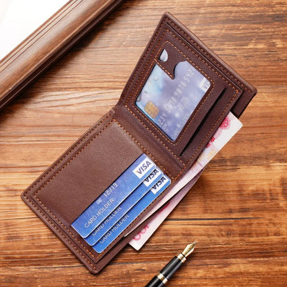 New Men's Wallet Short Multi-Card Coin Purse Fashion Casual Wallet Male Youth