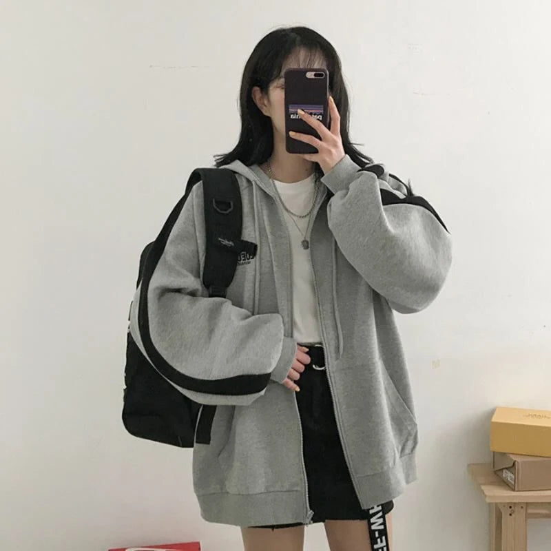 Oversized Hoodies Women Casual Long Sleeve Loose Sweatshirts Female Harajuku