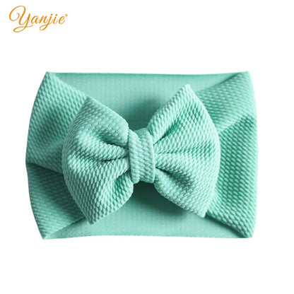 YANJIE 2023 New Turban Fashion 5'' Hair Bows Headband