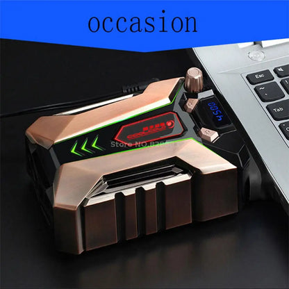 Laptop Cooler 1 USB Port LED Fan Laptop Stand Notebook Holder for 14-17 Inch