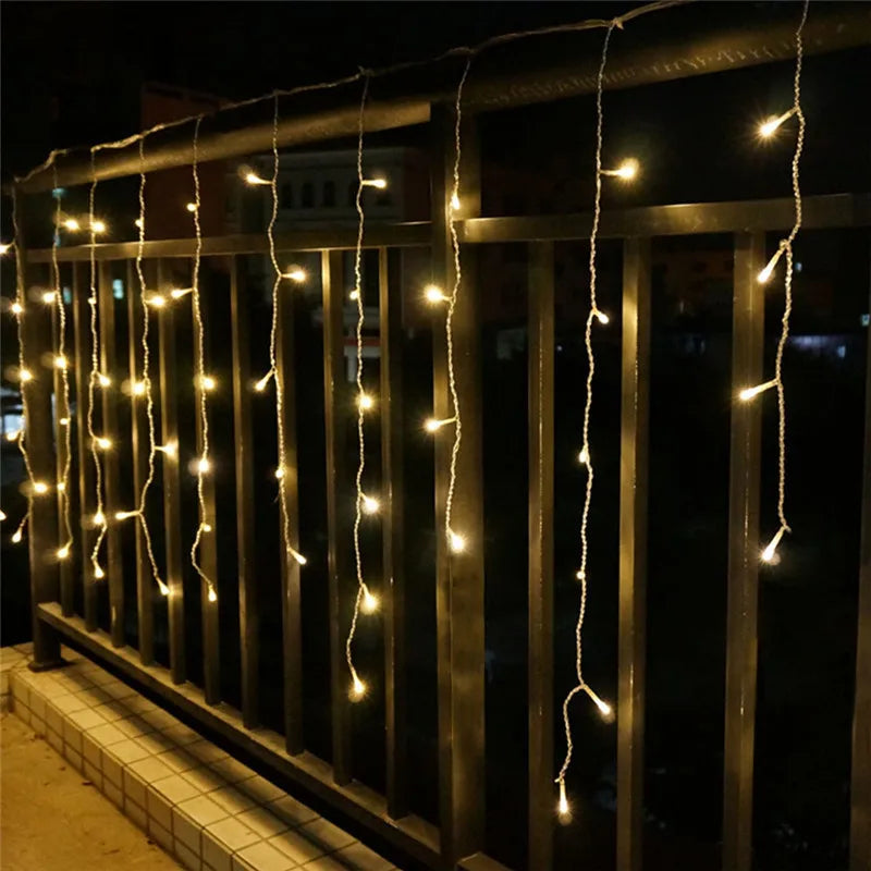 Christmas Outdoor Decoration Indoor 5m Droop 0.4-0.6m Curtain