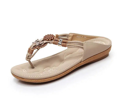 Flat Heel Sandals Summer Casual Single Shoes Woman Soft Bottom Slippers Sandals