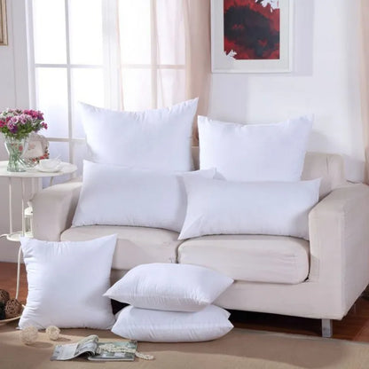 White Home Cushion Inner Filling Cotton-Padded Pillow Core for Sofa Car Cushion