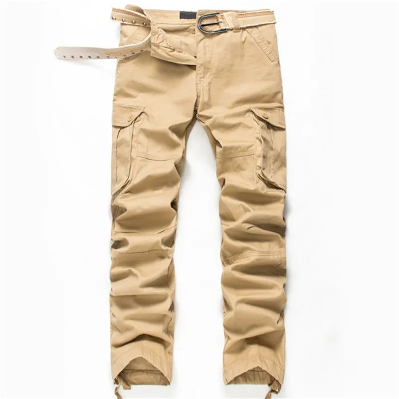 BOLUBAO New Men Cargo Pants Men Multi Pockets Pants