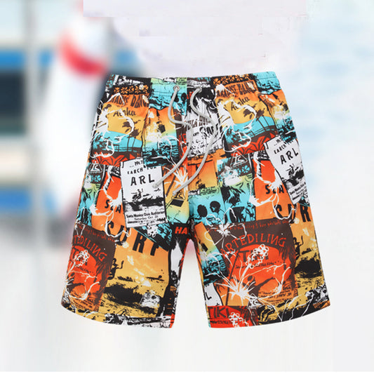 Dropship Custom Men's Sublimation Printing Snack Beach Shorts