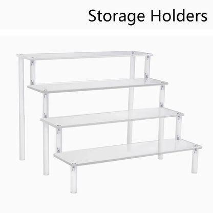 Organization Home Storage Display Shelf Transparent Storage Racks Display