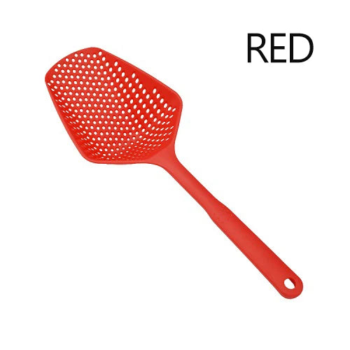 Vegetable Strainer Cooking Shovels Vegetable French Fries Strainer Scoop Nylon