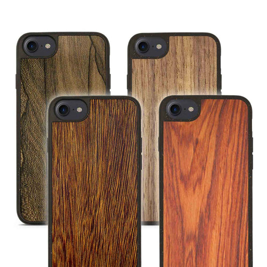 Biodegradable Wood Backing Phone Case - Black