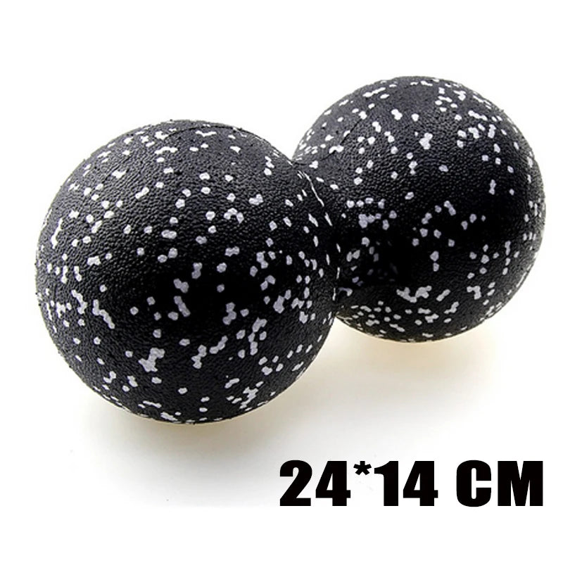 Peanut Fitness Massage Ball Set Yoga Roller Double Lacrosse Mobility Ball