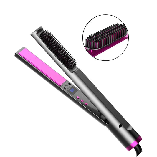 Hot Product Electric Hair Straightener Brush and Hair Comb to Straightener