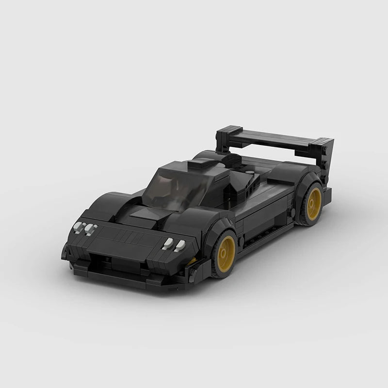 Speed Champions New City Technique Racing Car Old Classic  Sport Building Brick