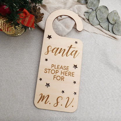 Personalized Wooden Door Hanger,Christmas  Ornament,Christmas Gift