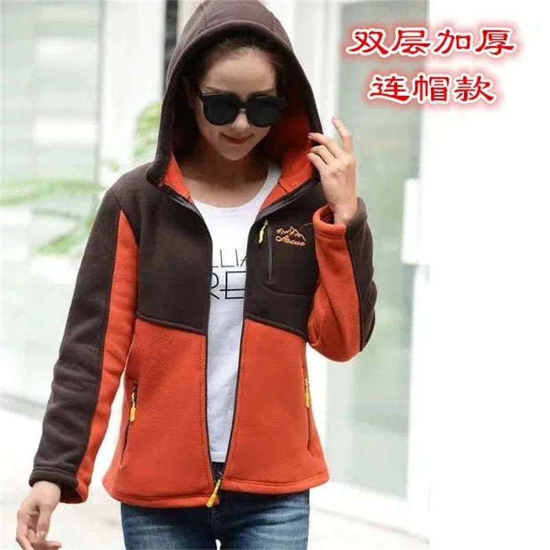 Plus Size Women's Sweatershirt Young and Middle-Aged Embroidered Jacket