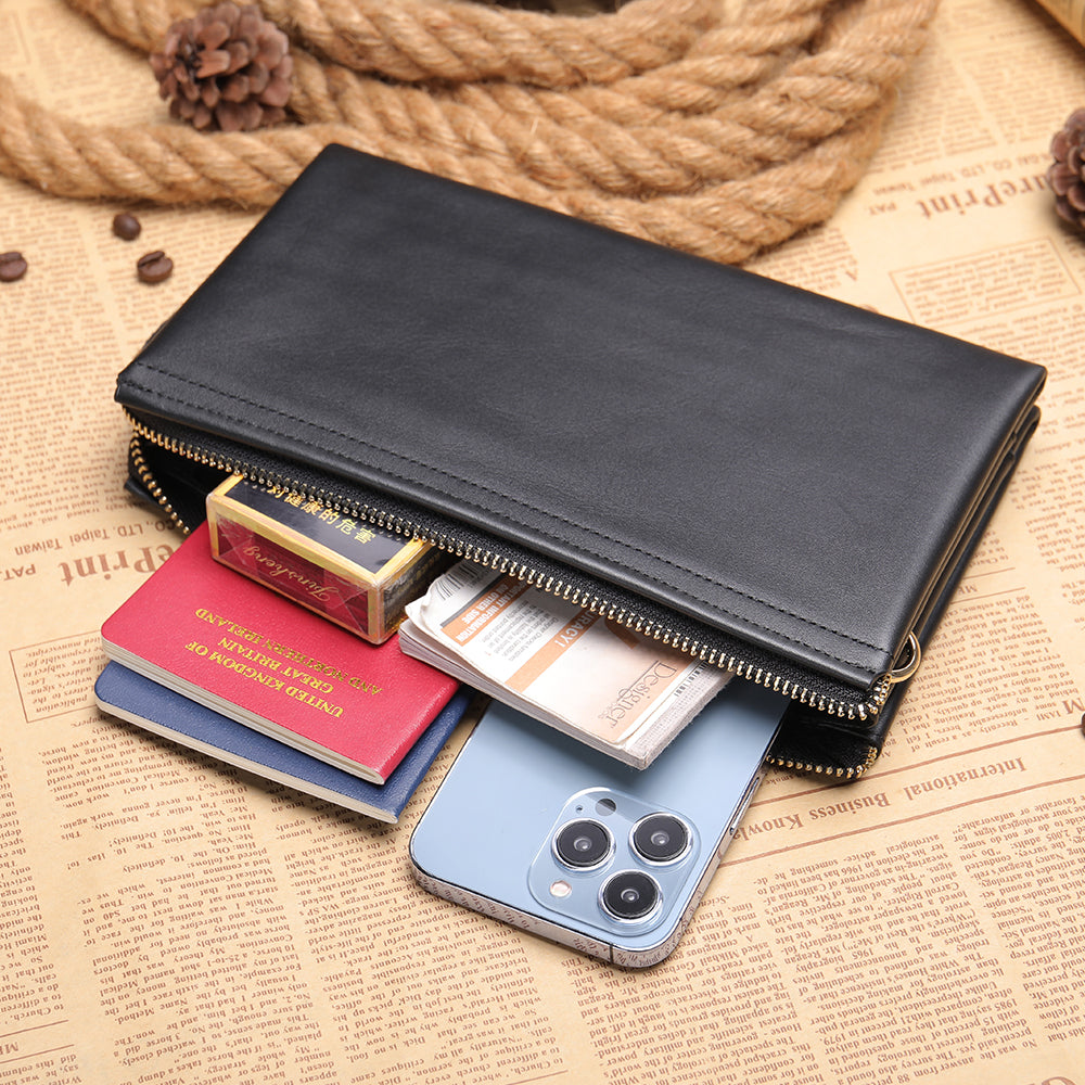 Marrant Men's Genuine Leather Clutches Wallet Top Quality Coin Wallet