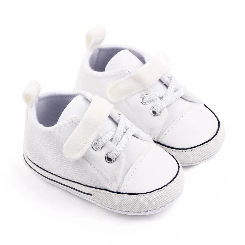 Baby Canvas Classic Sneakers Newborn Sports Baby Boys Girls First