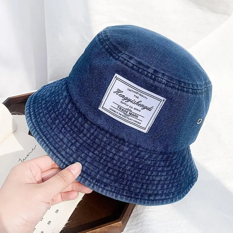 Cowboy Denim Bucket Hats Women Hat Men Hat Panama Outdoor Hip Hop Hat Girl