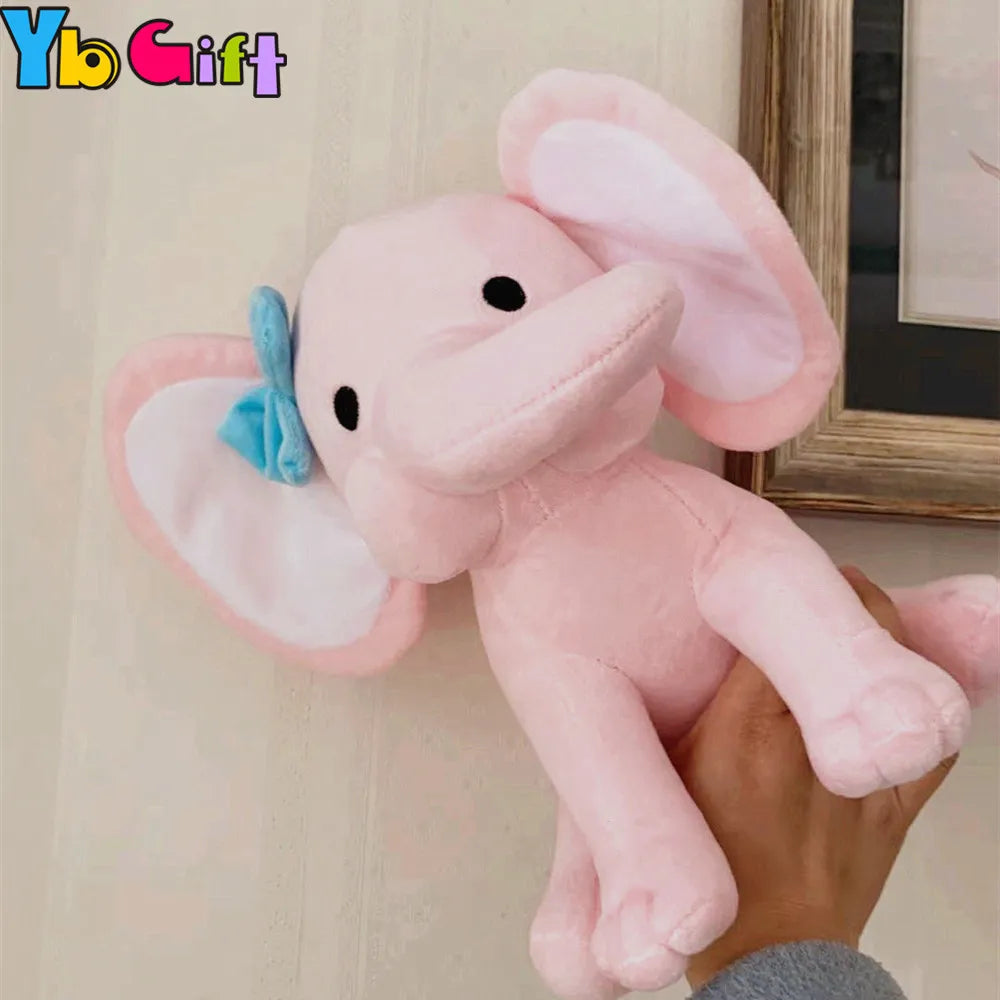 Elephant Plush Toys Kawaii Toy Stuffed Animal Doll for Boys White Elephant Toys