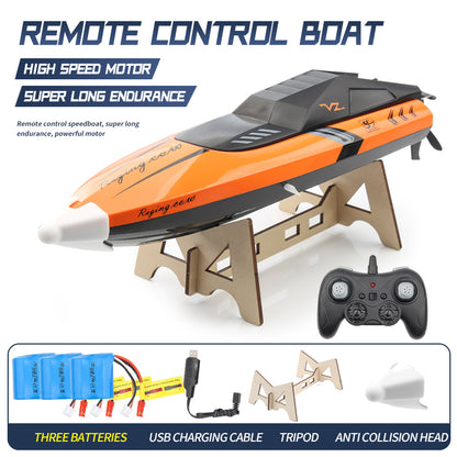 Tiktok Best Seller Waterproof Remote Control Racing Boat RC Toy Yacht