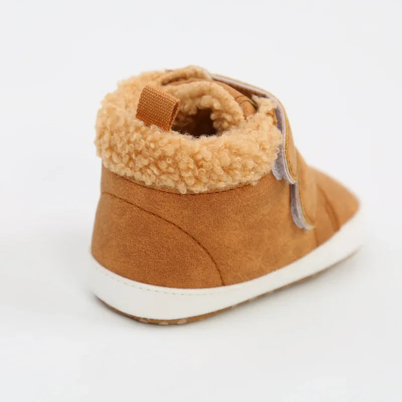 Baby Shoes Boy Girl Winter Warm Infant Snow Boots Fleece Soft Bottom Sneakers