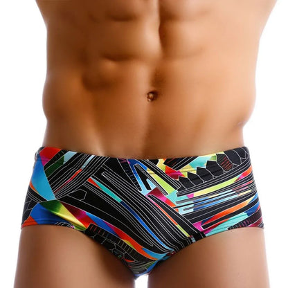 UXH Brand Men's Swimwear Trunks Outdoors Sexy Summer Stretch Beach Surf Swim