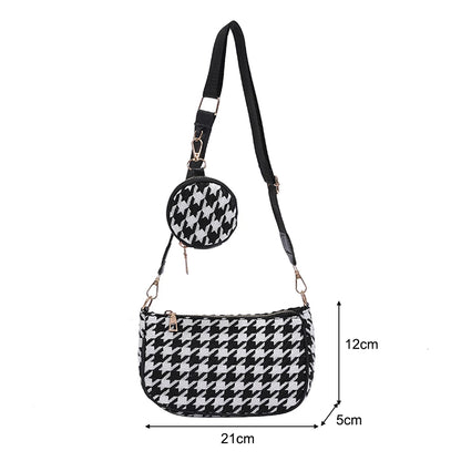 Women Soft PU Leather Shoulder Bag Fashion Female Daily Solid Chain Underarm