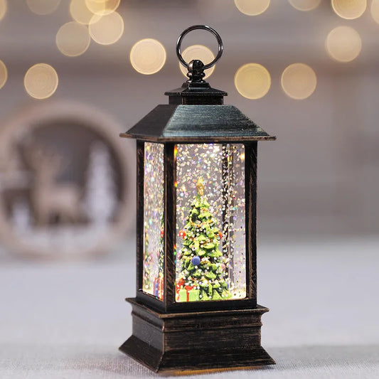 New Year Decorations for Home Lantern Led Small Oil Lamp New Year Gift