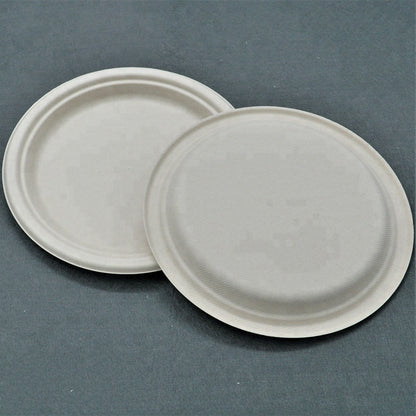 Factory Price 10 Inch Compostable Disposable Bagasse Sugarcane Round Plate