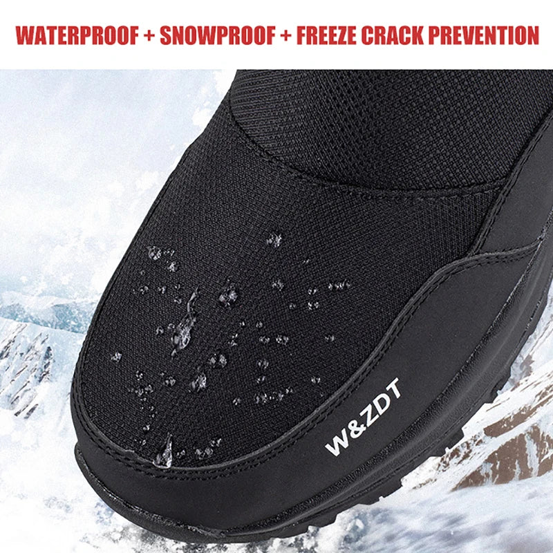 Winter Men's Boots 2021 New Winter Shoes Men Snow Boots